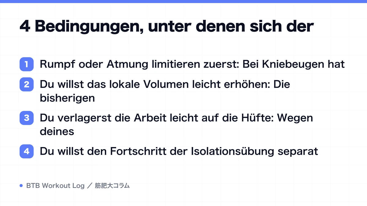 Diagram: 4 Bedingungen, unter denen sich der