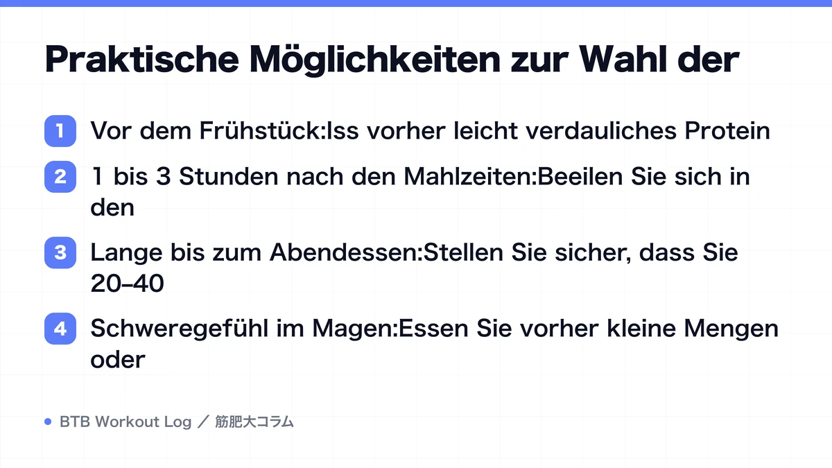 Diagram: Praktische Möglichkeiten zur Wahl der
