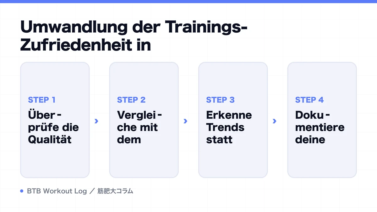 Diagram: Umwandlung der Trainings-Zufriedenheit in