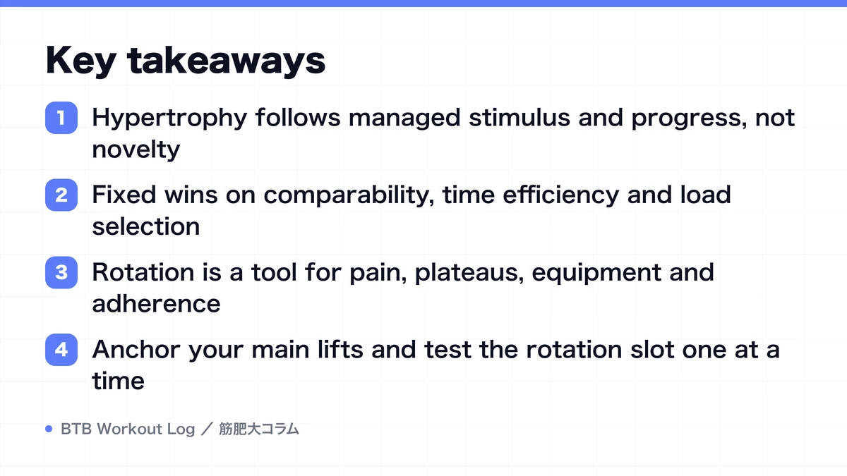 Diagram: Key takeaways