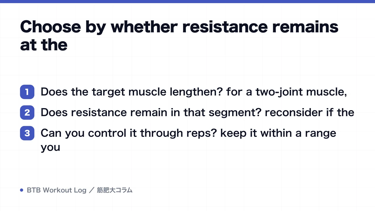 Diagram: Choose by whether resistance remains at the