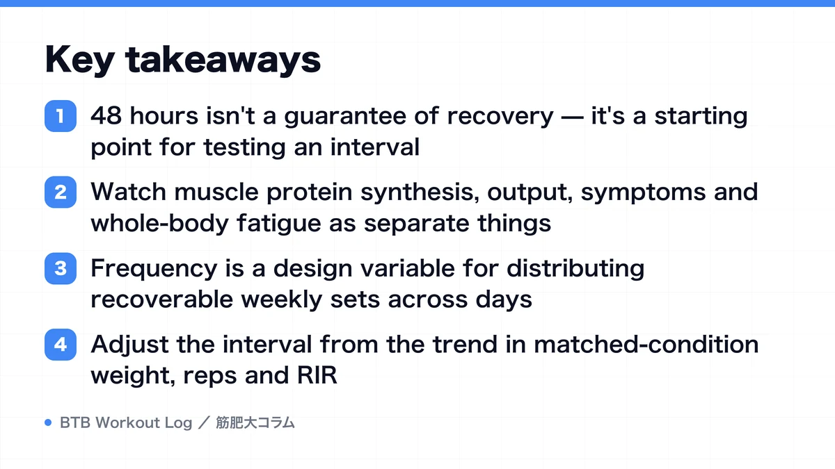 Diagram: Key takeaways