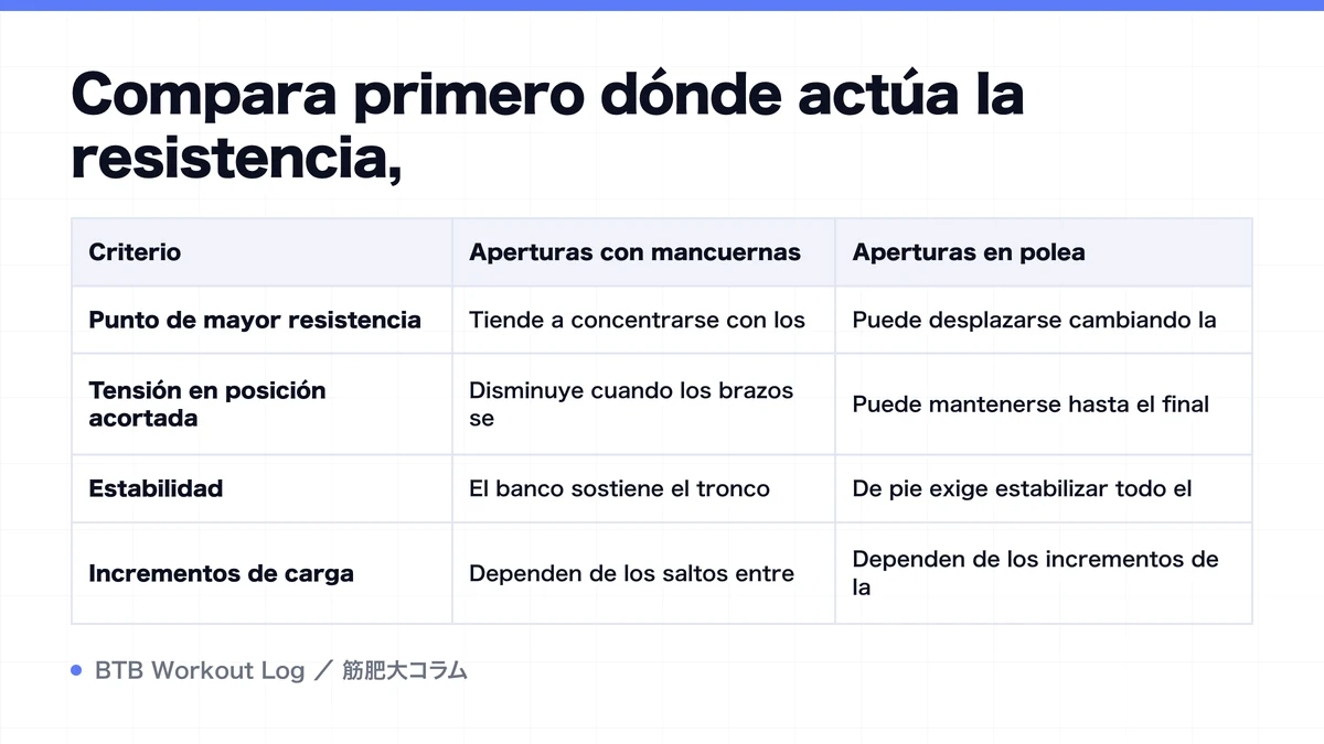 Diagram: Compara primero dónde actúa la resistencia,
