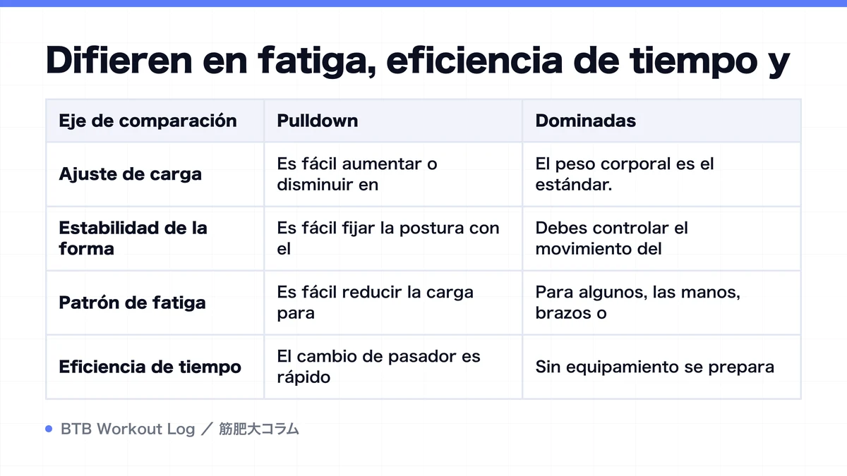 Diagram: Difieren en fatiga, eficiencia de tiempo y