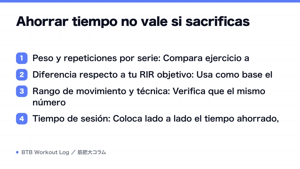 Diagram: Ahorrar tiempo no vale si sacrificas