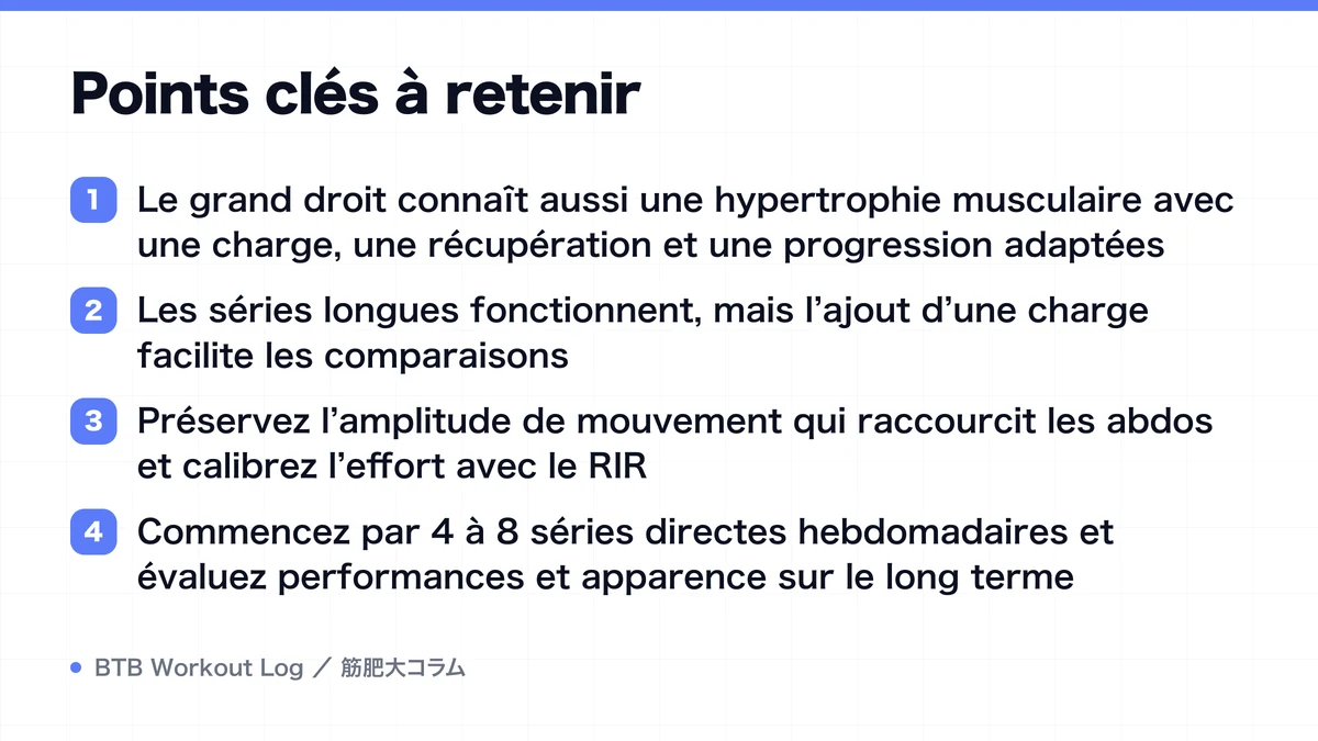 Diagram: Points clés à retenir