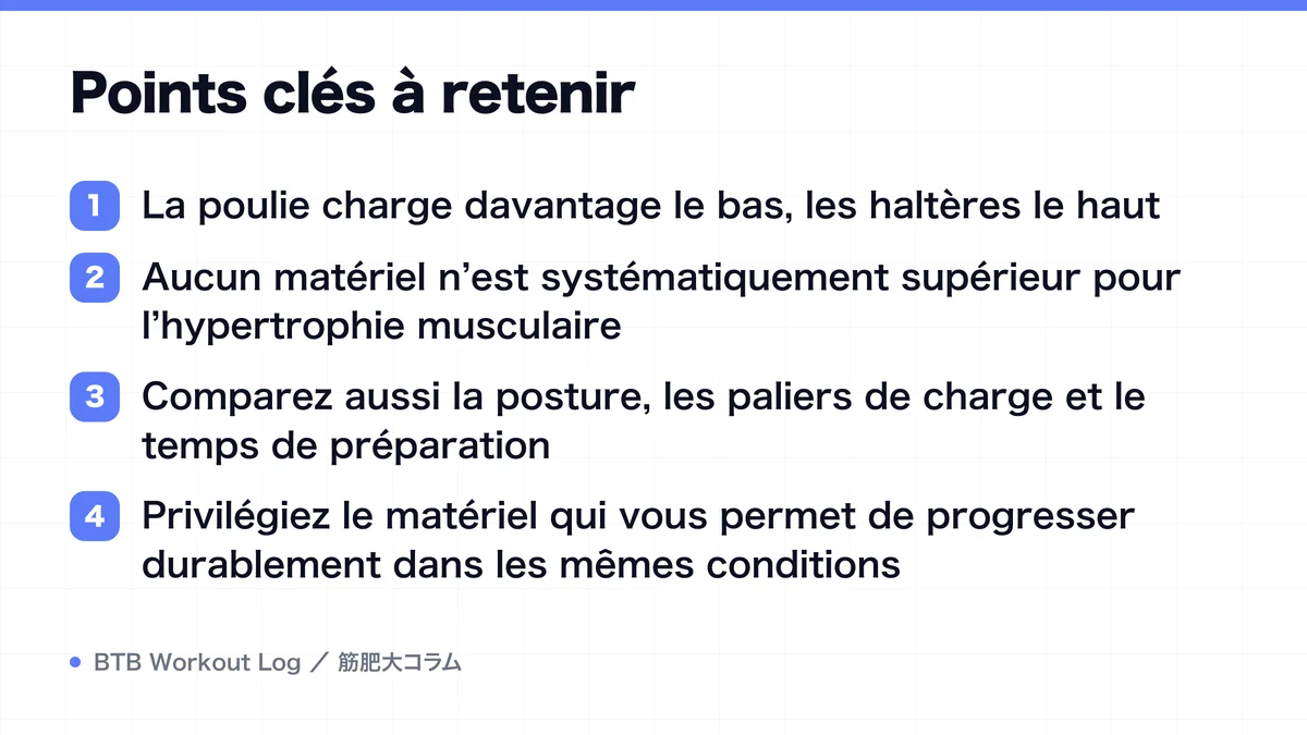 Diagram: Points clés à retenir