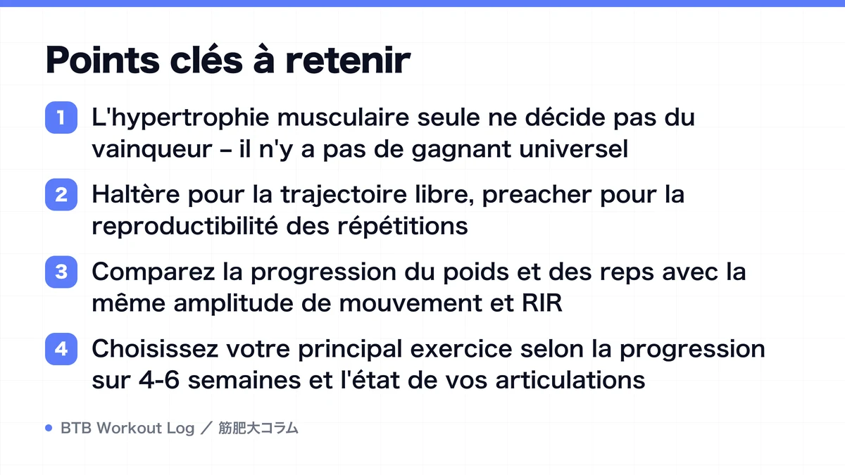 Diagram: Points clés à retenir