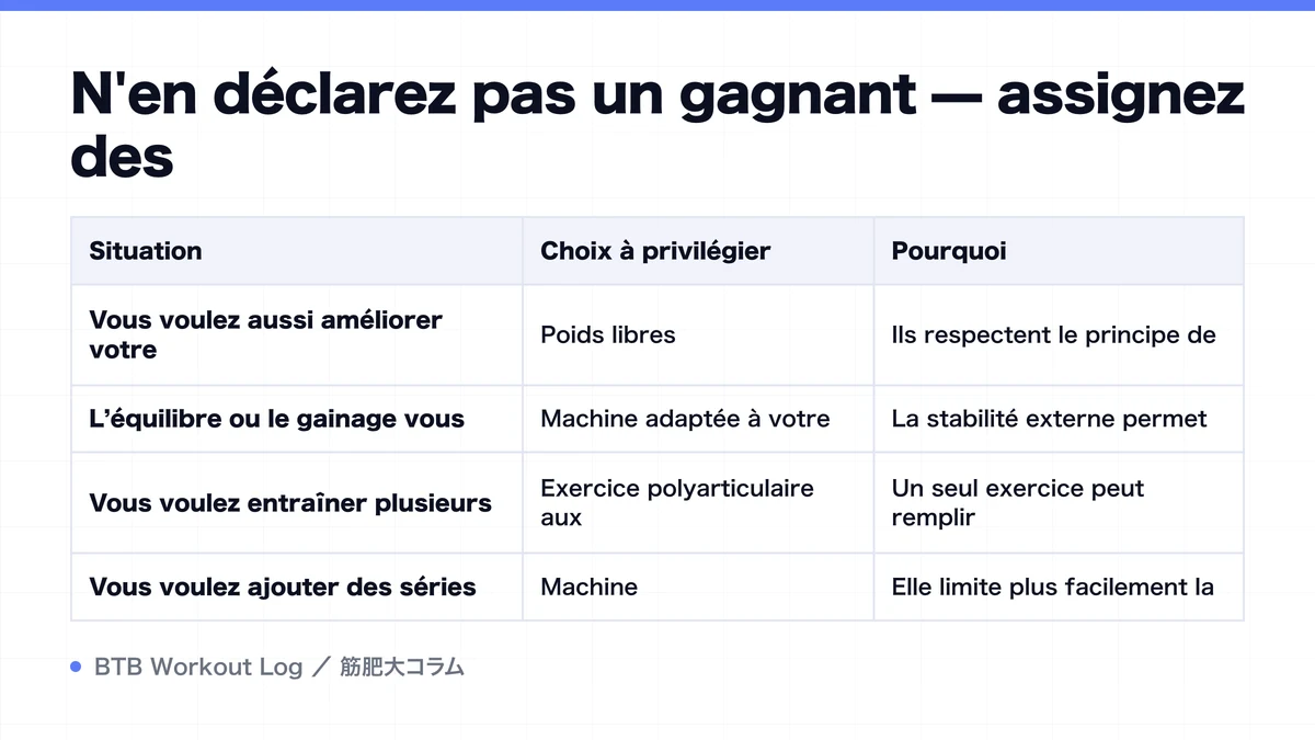 Diagram: N'en déclarez pas un gagnant — assignez des
