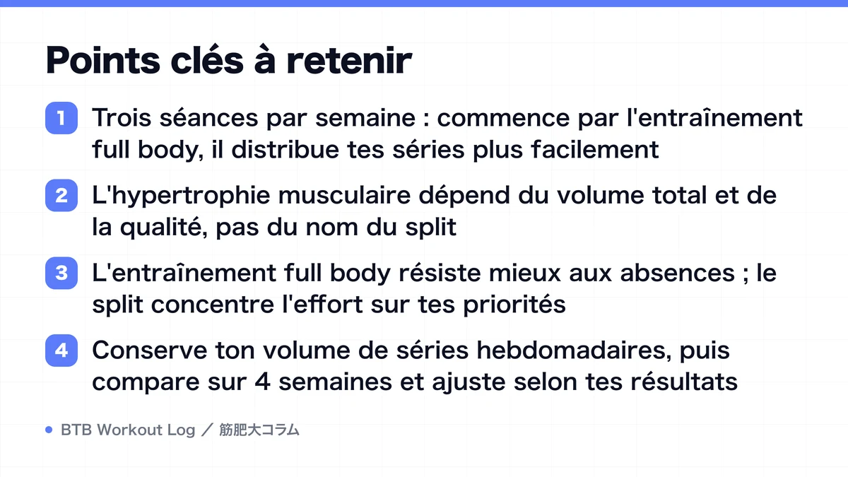 Diagram: Points clés à retenir