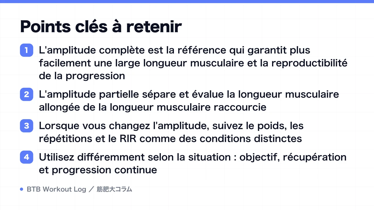 Diagram: Points clés à retenir