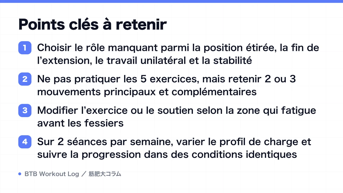 Diagram: Points clés à retenir