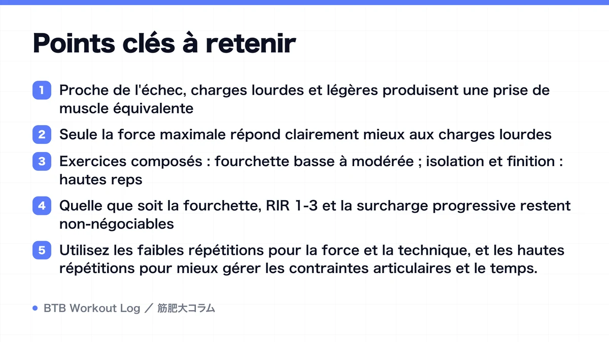 Diagram: Points clés à retenir
