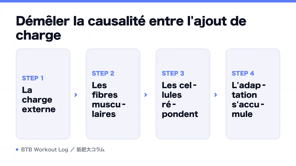 Diagram: Démêler la causalité entre l'ajout de charge
