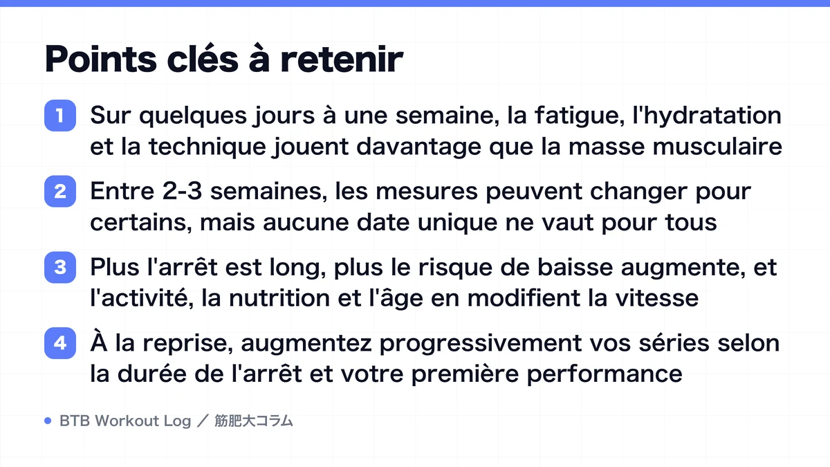Diagram: Points clés à retenir