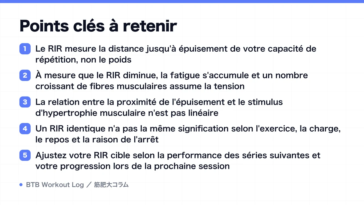 Diagram: Points clés à retenir