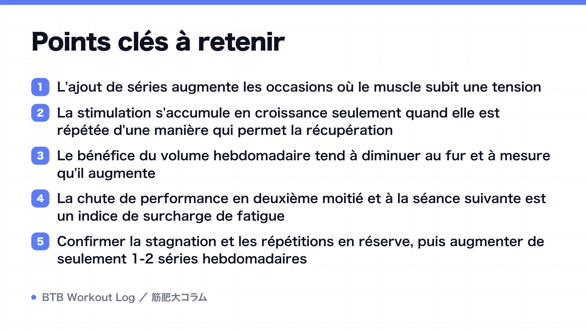 Diagram: Points clés à retenir
