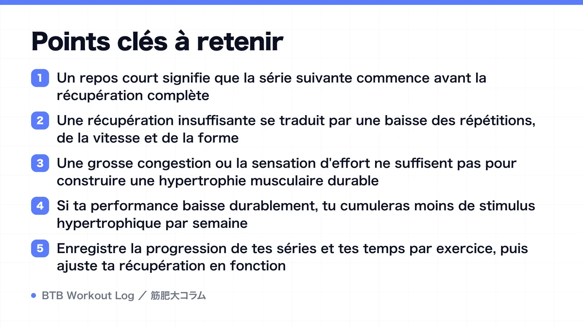 Diagram: Points clés à retenir