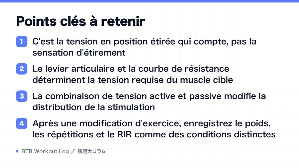 Diagram: Points clés à retenir