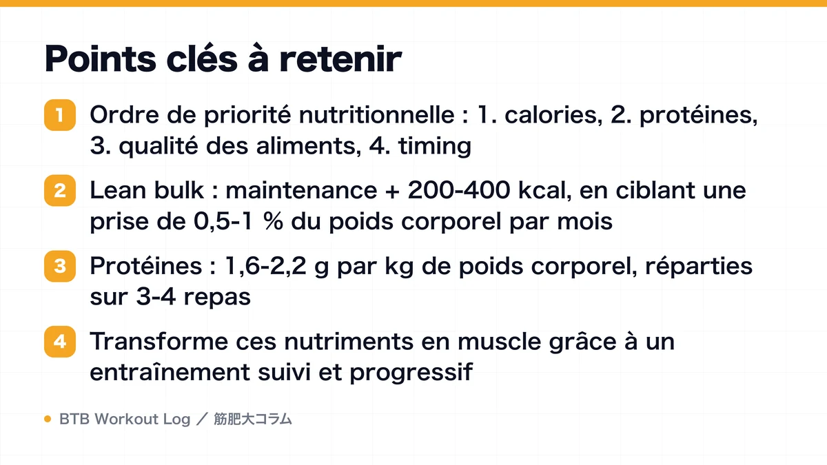 Diagram: Points clés à retenir