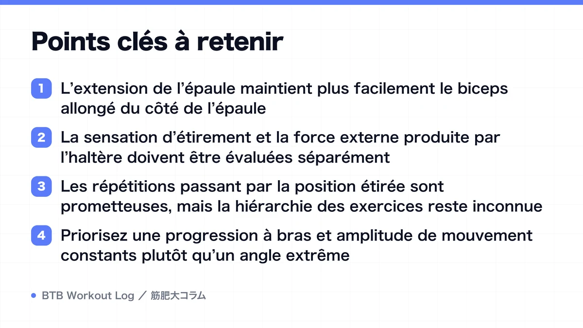 Diagram: Points clés à retenir