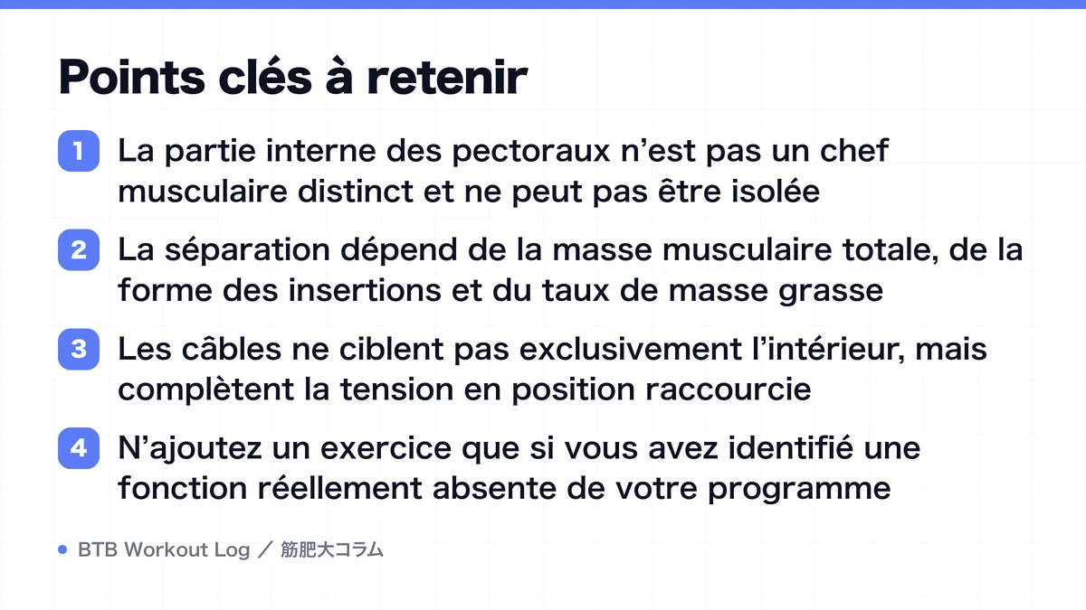 Diagram: Points clés à retenir