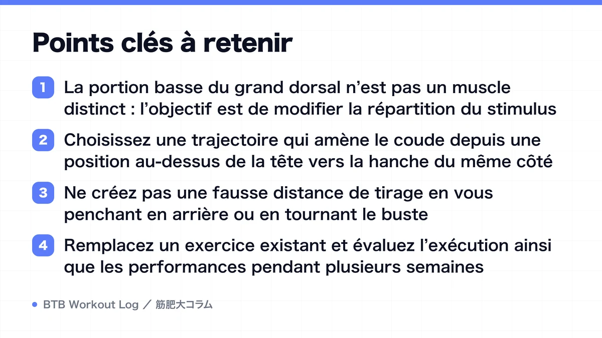 Diagram: Points clés à retenir