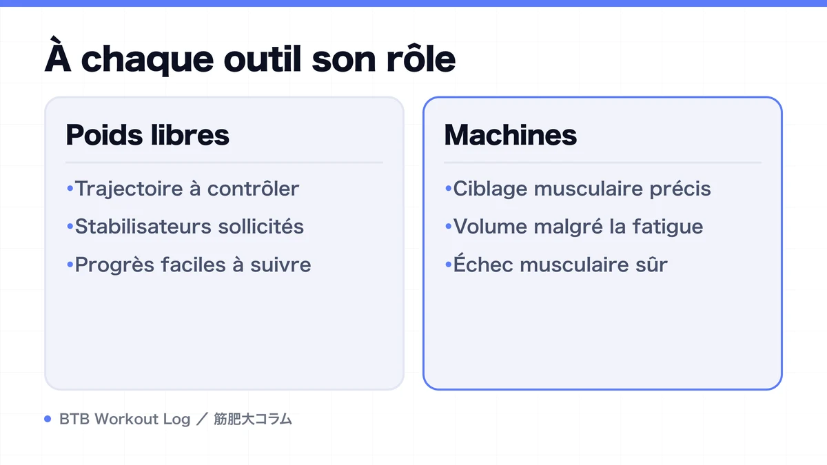 Diagram: À chaque outil son rôle