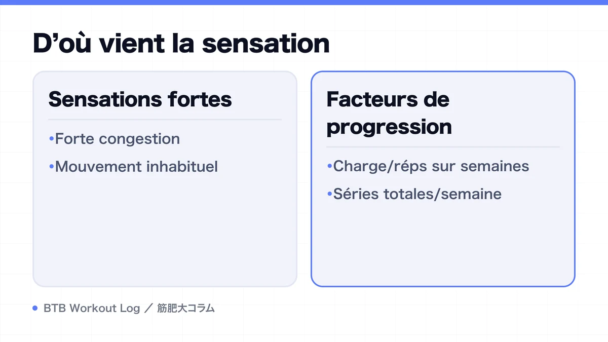 Diagram: D’où vient la sensation