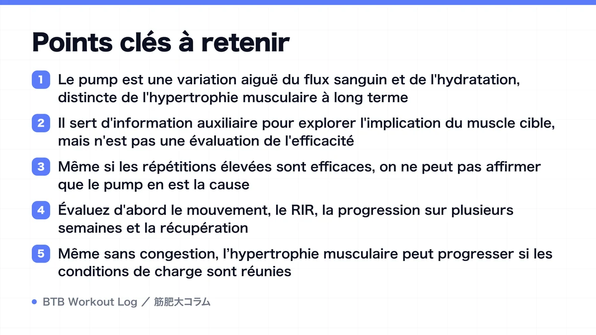 Diagram: Points clés à retenir