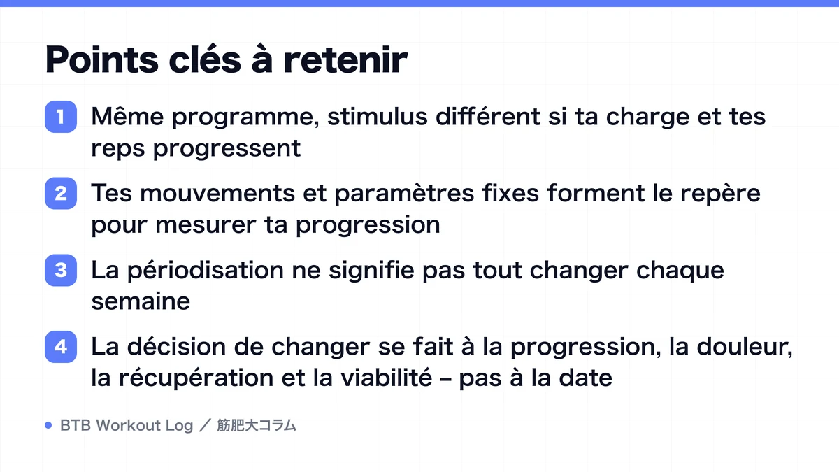 Diagram: Points clés à retenir