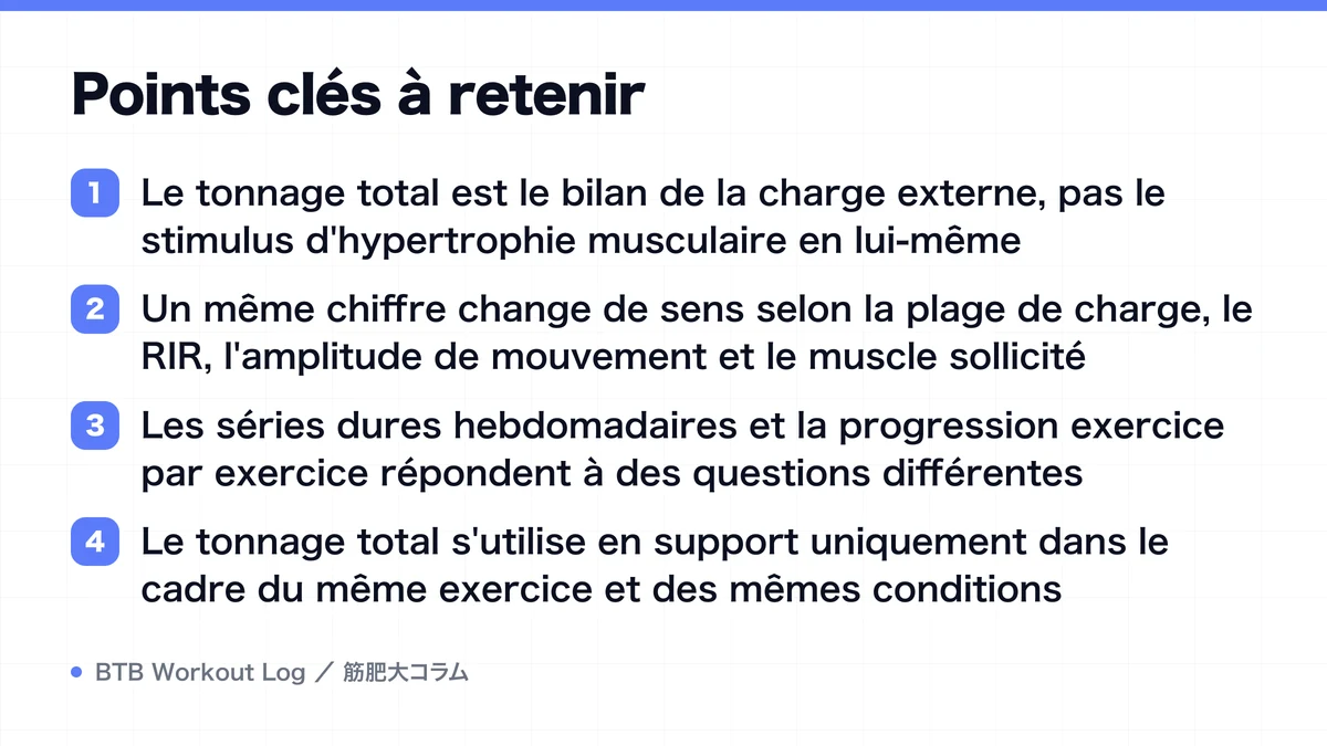 Diagram: Points clés à retenir