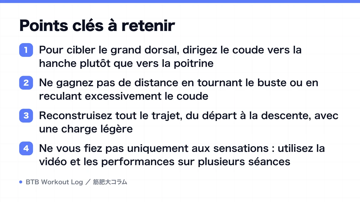 Diagram: Points clés à retenir