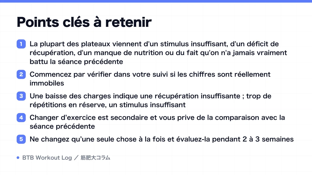 Diagram: Points clés à retenir