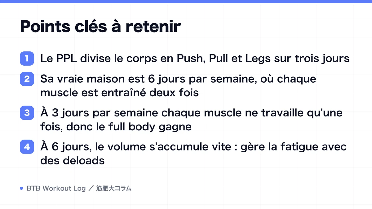 Diagram: Points clés à retenir
