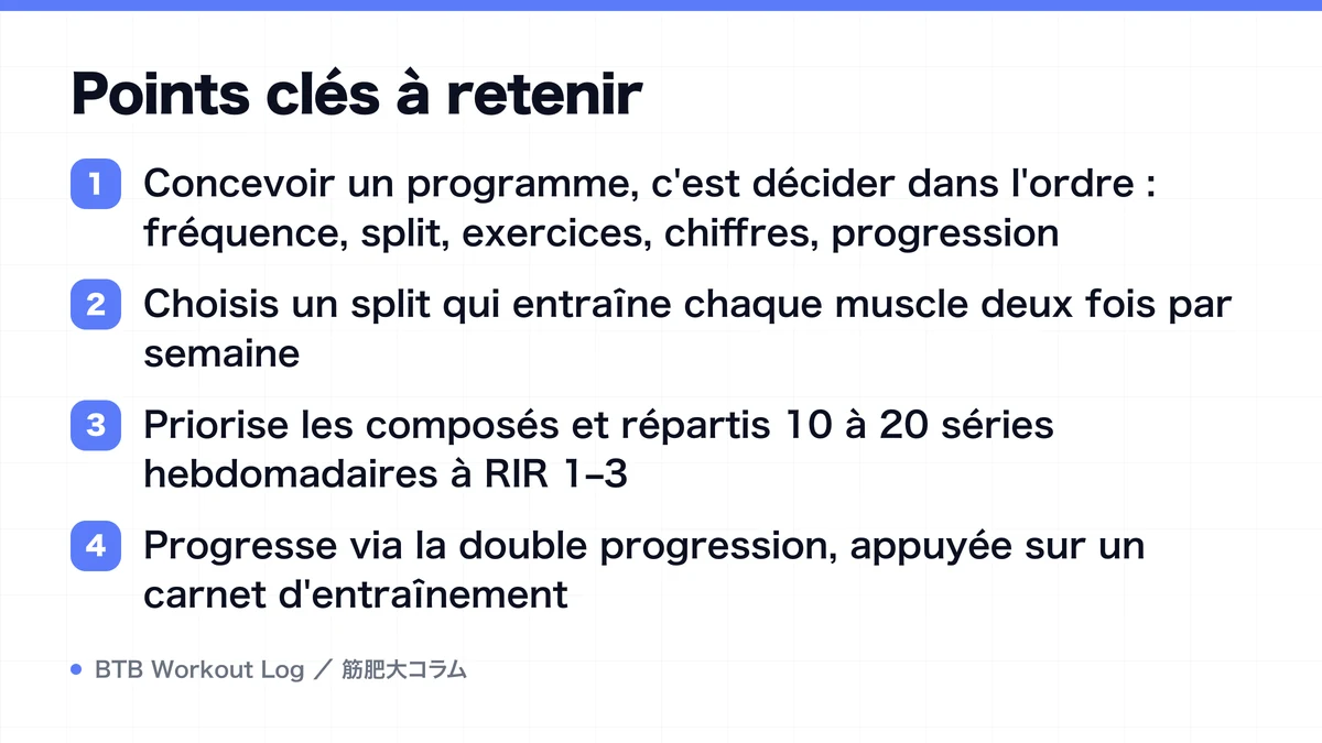 Diagram: Points clés à retenir