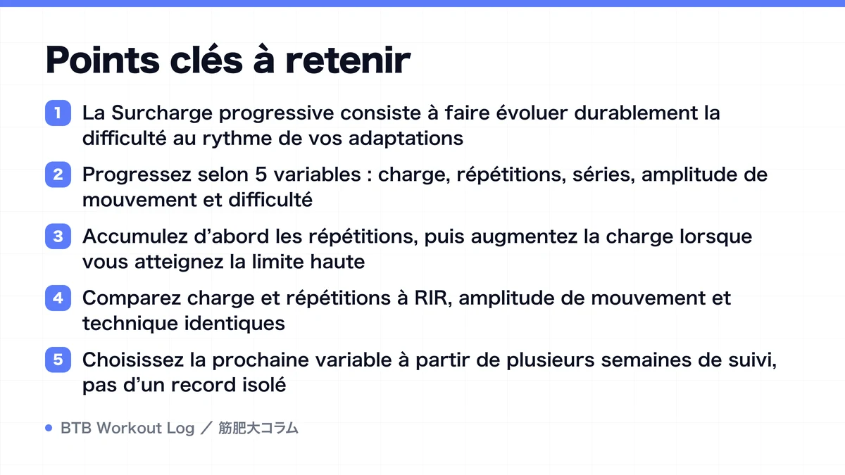 Diagram: Points clés à retenir