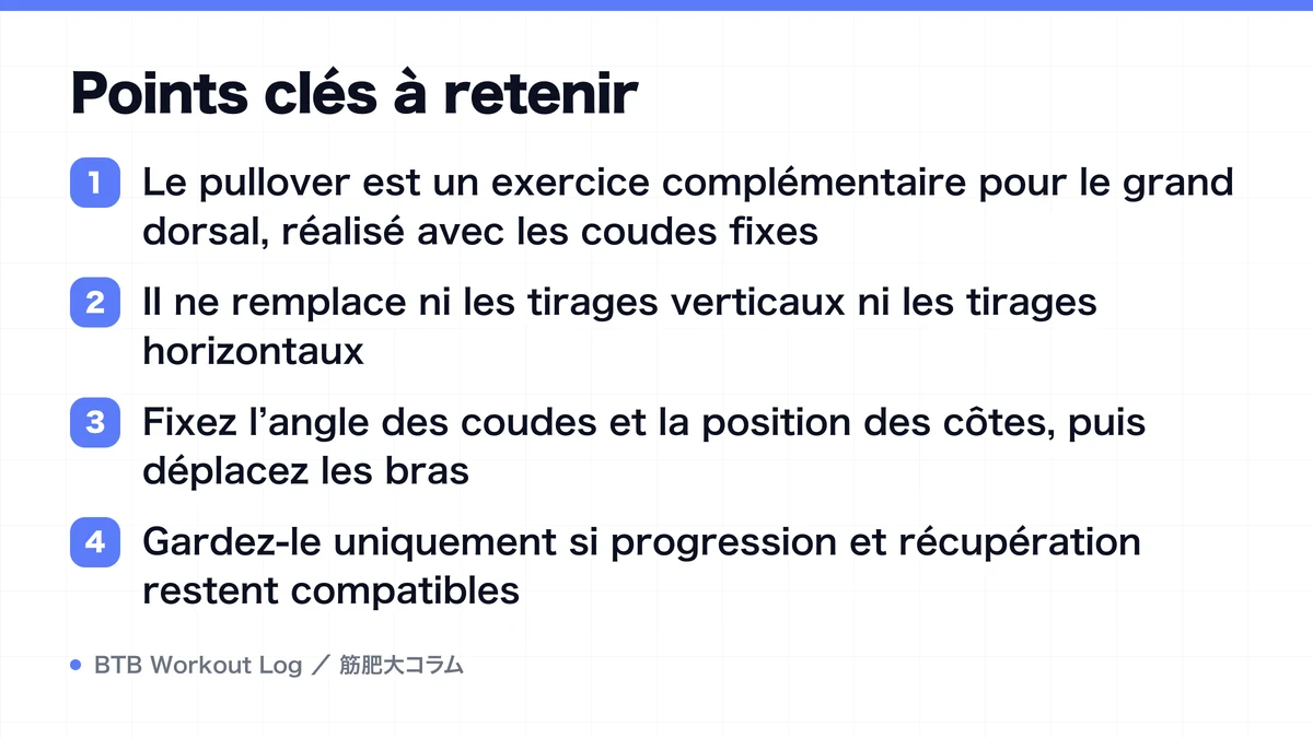 Diagram: Points clés à retenir