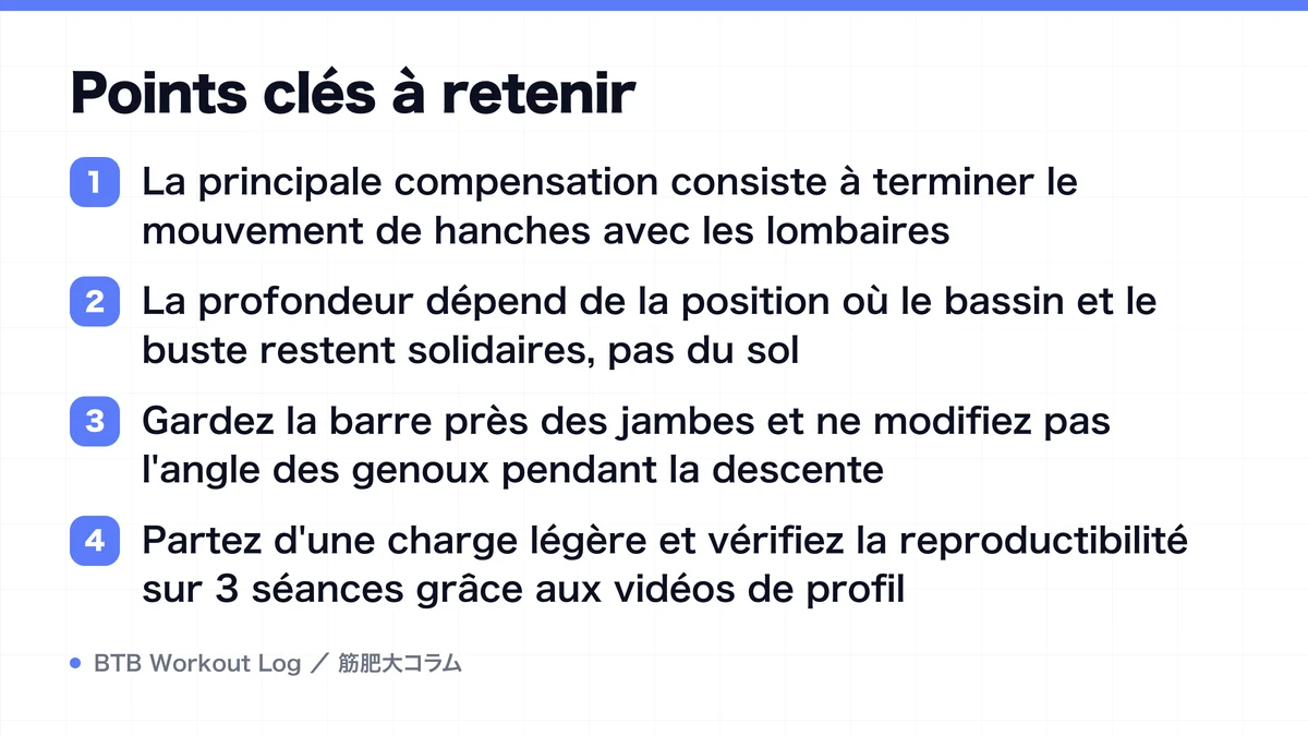 Diagram: Points clés à retenir