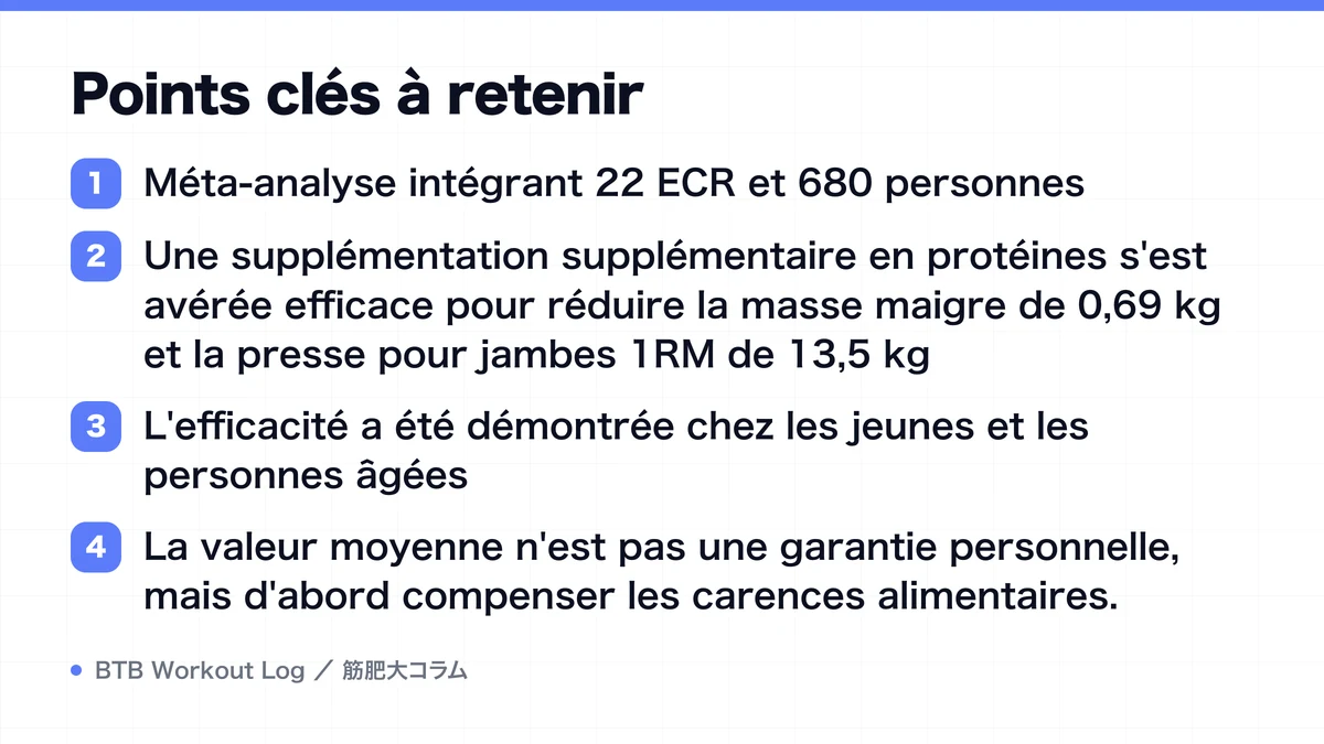 Diagram: Points clés à retenir