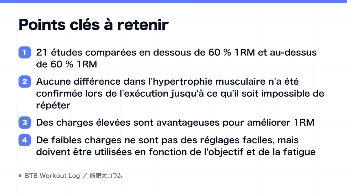 Diagram: Points clés à retenir