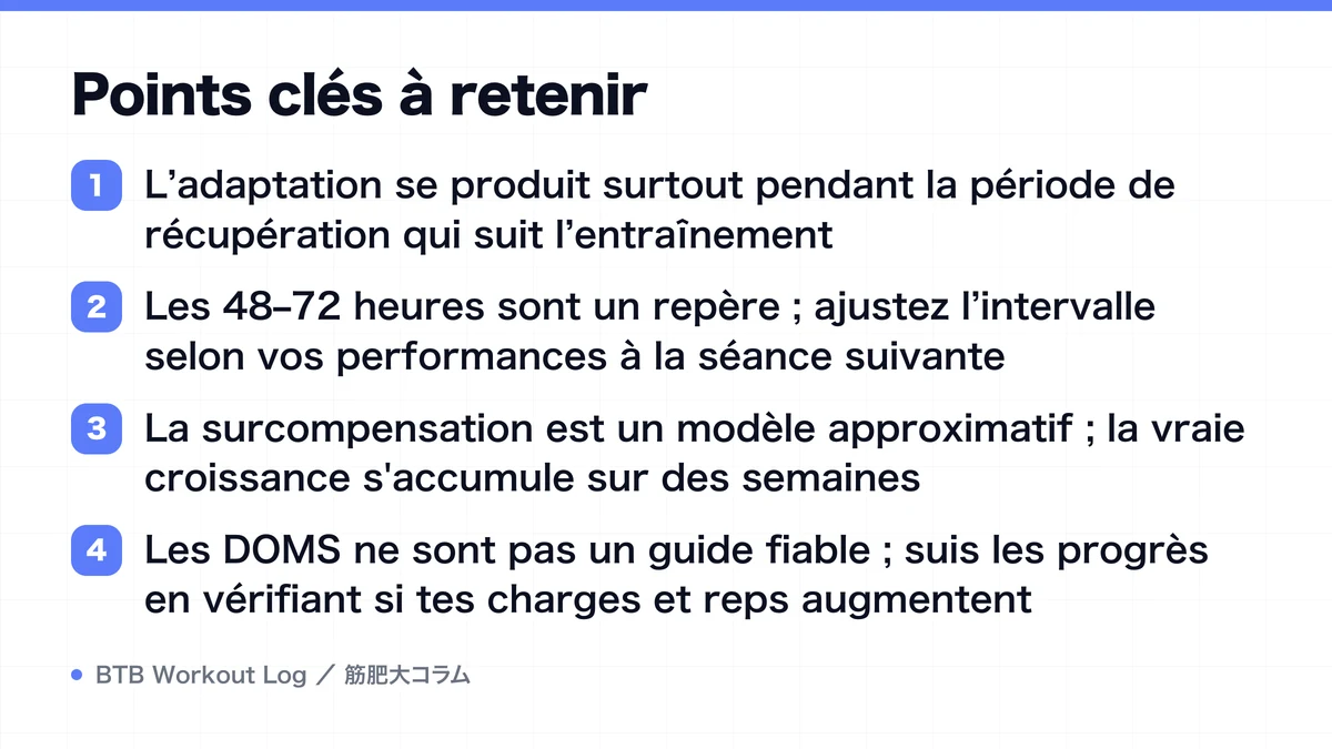 Diagram: Points clés à retenir