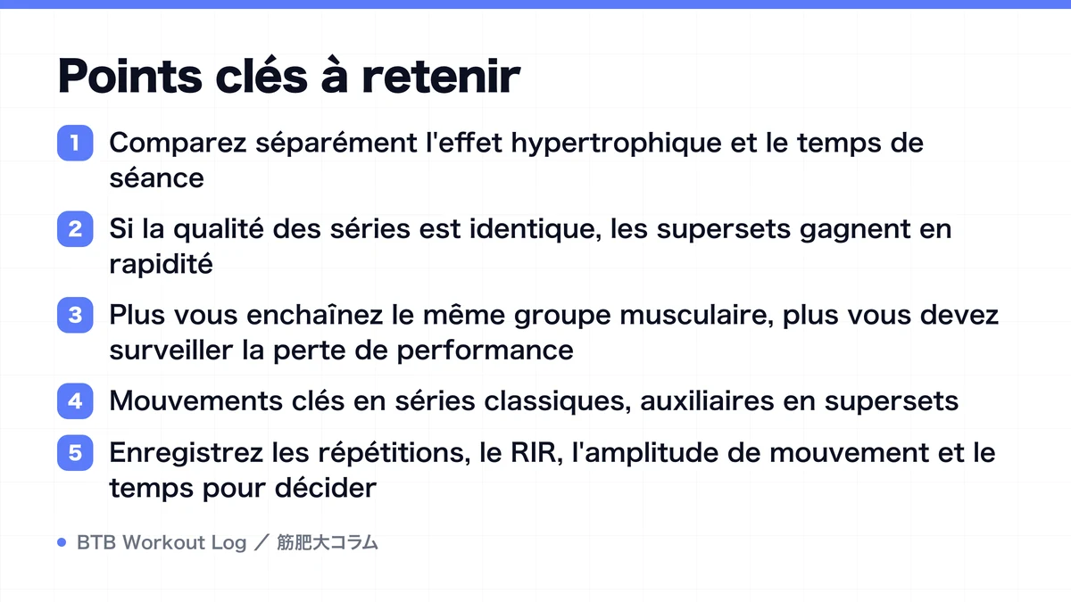 Diagram: Points clés à retenir