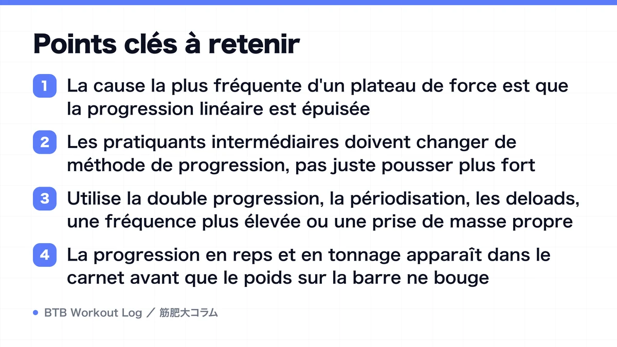 Diagram: Points clés à retenir