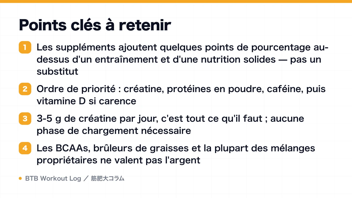 Diagram: Points clés à retenir