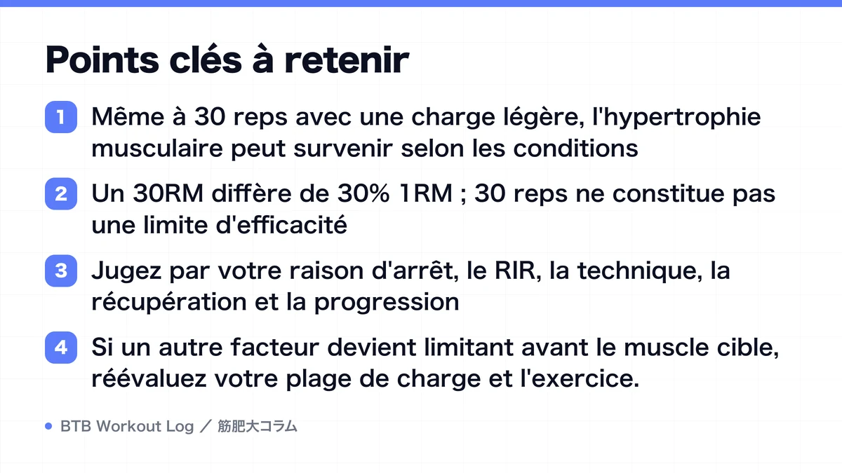Diagram: Points clés à retenir