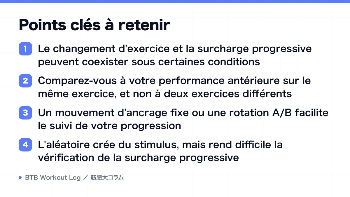 Diagram: Points clés à retenir