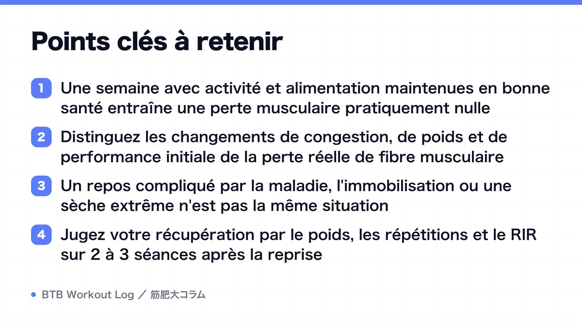 Diagram: Points clés à retenir
