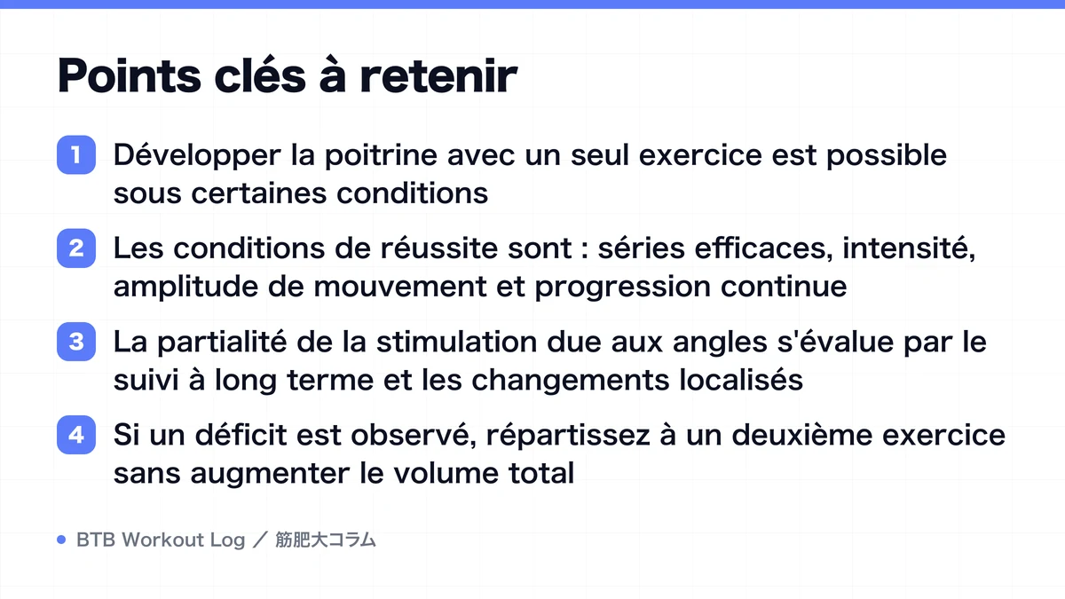 Diagram: Points clés à retenir