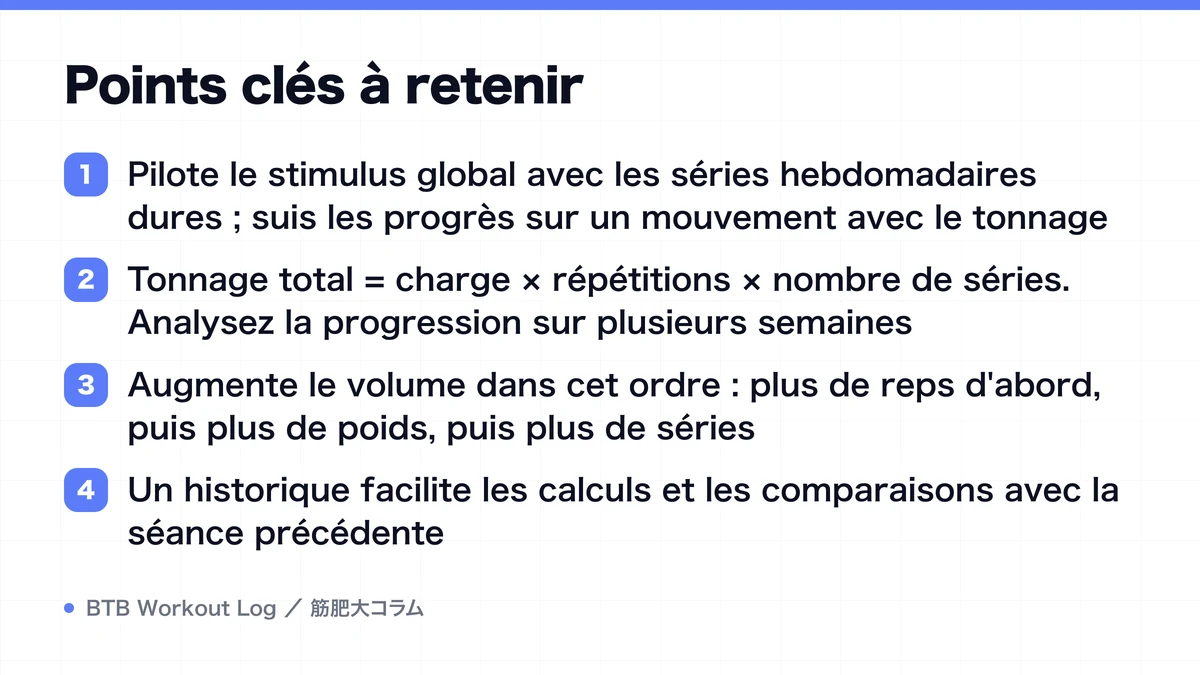 Diagram: Points clés à retenir